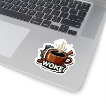 Load image into Gallery viewer, Fresh Woke Coffee Vinyl Stickers, Laptop, Foodie, Beverage, Thirst Quencher #2
