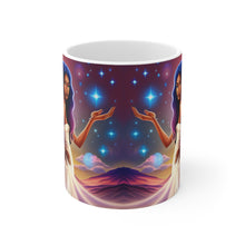 Load image into Gallery viewer, Beyond the Universe Female Queen #3 Mug 11oz mug AI-Generated Artwork
