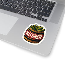 Load image into Gallery viewer, Kosher Pickle Barrel Vinyl Sticker, Foodie, Mouthwatering, Whimsical, Food #4
