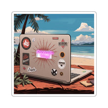 Load image into Gallery viewer, Funny Laptop Vinyl Stickers, Laptop covered with stickers, Diary, Journal #5
