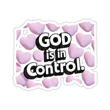 Load image into Gallery viewer, Empower yourself God is In Control Vinyl Stickers, Laptop, Diary, Journal #3
