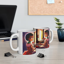 Load image into Gallery viewer, Playing Dress up Just Like Mommie #4 Mug 11oz mug AI-Generated Artwork
