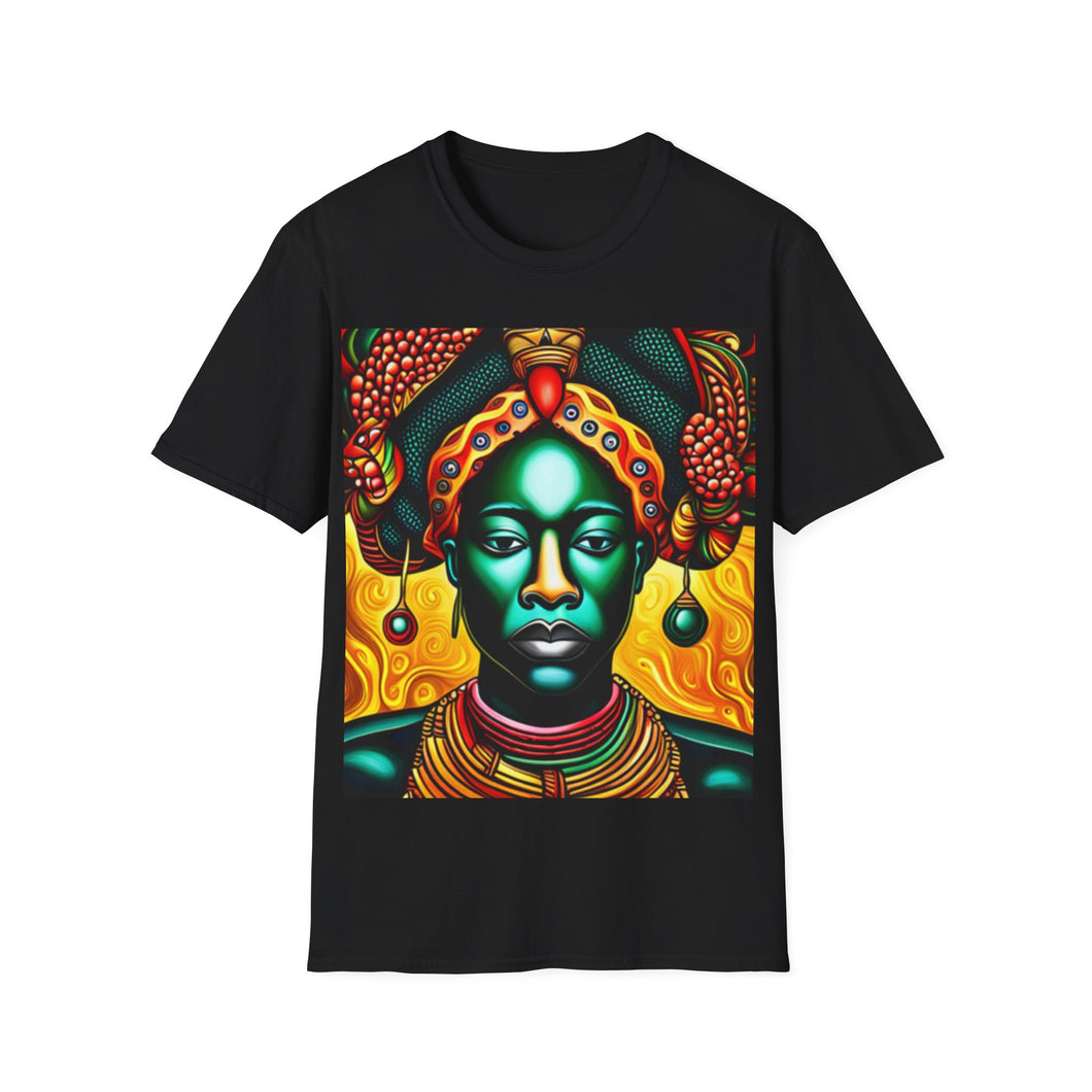 Colors of Africa Warrior #11 Unisex Softstyle Short Sleeve Crewneck T-Shirt