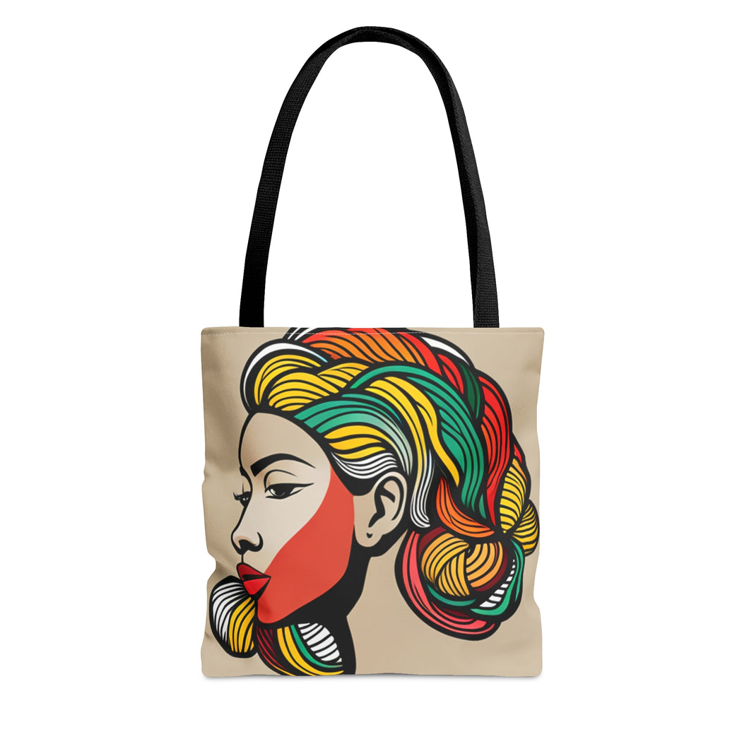 Color of Africa #20 Tote Bag AI Artwork 100% Polyester