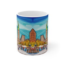 Load image into Gallery viewer, At the Cafe Statue of Liberty New York  #11 Mug 11oz mug AI-Generated Artwork
