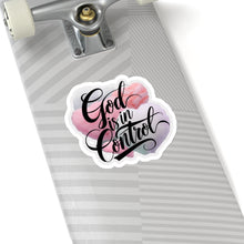 Load image into Gallery viewer, Empower yourself God is In Control Vinyl Stickers, Laptop, Diary, Journal #2
