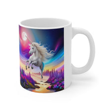 Load image into Gallery viewer, I Dream of Unicorns &amp; Butterflies Design #3 Ceramic 11oz Coffee Mug AI Generated Image
