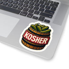 Load image into Gallery viewer, Kosher Pickle Barrel Vinyl Sticker, Foodie, Mouthwatering, Whimsical, Food #4
