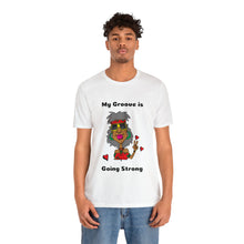 Load image into Gallery viewer, Hippie Granny My Groove is Going Strong Melanin Unisex Jersey T-Shirt
