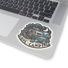 Load image into Gallery viewer, Gone Beach Camping Vinyl Stickers, Laptop, Gear, Outdoor Sports, #9
