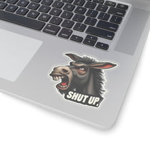 Load image into Gallery viewer, Funny Angry Stubborn Mule Shut-up Vinyl Stickers, Laptop, Whimsical, Humor #6

