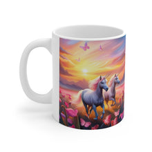 Load image into Gallery viewer, I Dream of Unicorns &amp; Butterflies #12 Ceramic 11oz AI Decorative Coffee Mug
