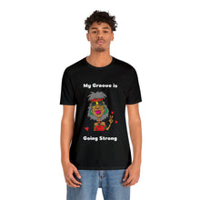 Load image into Gallery viewer, Hippie Granny My Groove is Going Strong Melanin Unisex Jersey T-Shirt
