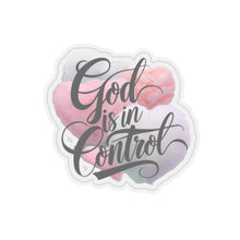 Load image into Gallery viewer, Empower yourself God is In Control Vinyl Stickers, Laptop, Diary, Journal #2
