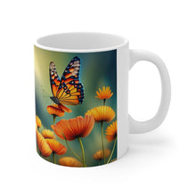 Load image into Gallery viewer, November Topaz Birth Month Colors Fairies &amp; Butterflies #4 Mug 11oz mug AI-Generated Artwork
