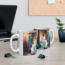 Load image into Gallery viewer, Playing Dress up Just Like Mommie #9 Mug 11oz mug AI-Generated Artwork
