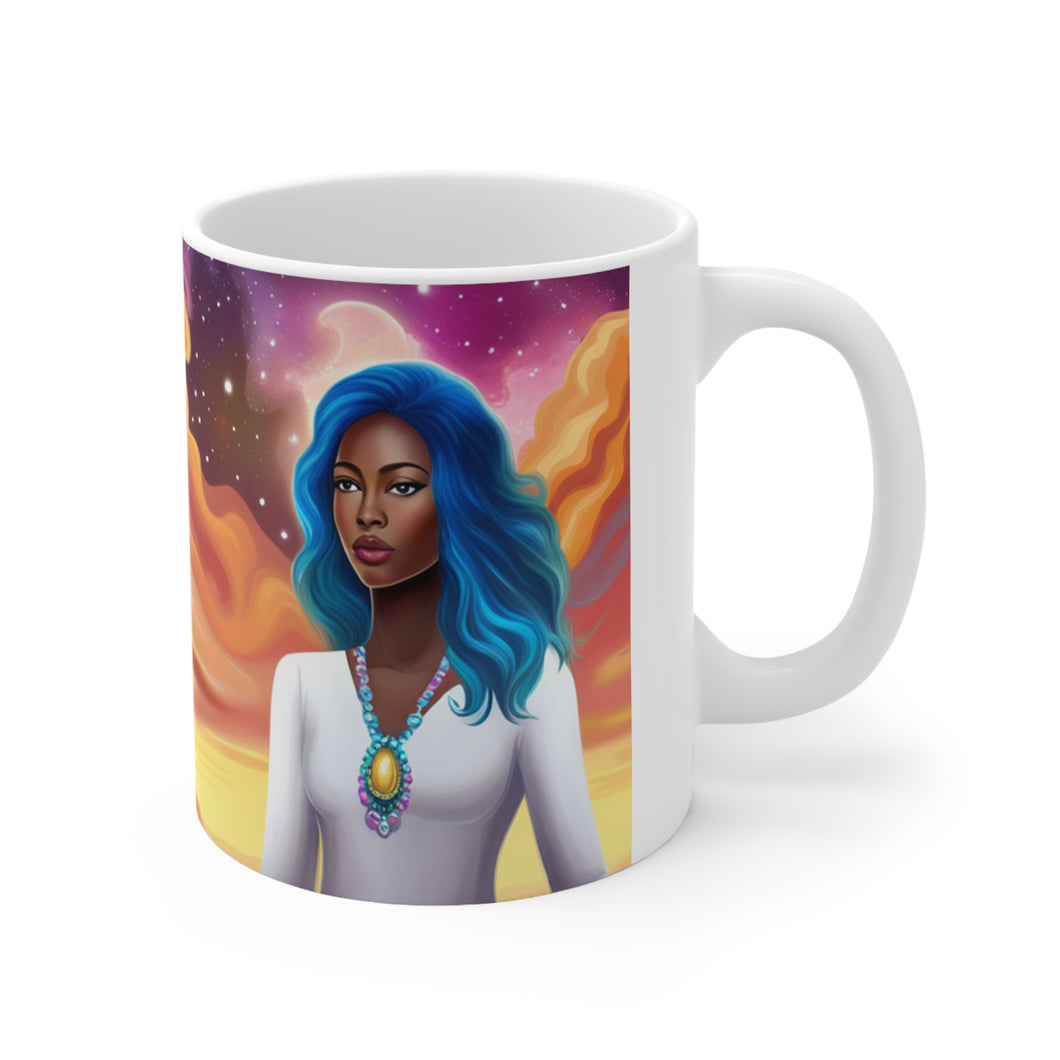 Beyond the Universe Female Queen #2 Mug 11oz mug AI-Generated Artwork