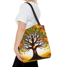 Load image into Gallery viewer, The Family Tree Deep Roots #1 Tote Bag AI Artwork 100% Polyester
