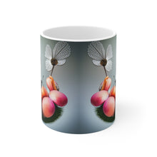 Load image into Gallery viewer, April Diamond Birth Month Colors Fairies &amp; Butterflies #3 Mug 11oz mug AI-Generated Artwork
