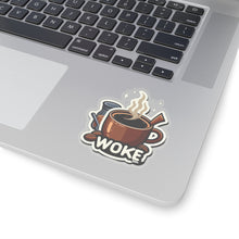 Load image into Gallery viewer, Fresh Woke Coffee Vinyl Stickers, Laptop, Foodie, Beverage, Thirst Quencher #2
