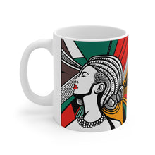 Load image into Gallery viewer, Colors of Africa Queen Mother #15 11oz AI Decorative Coffee Mug
