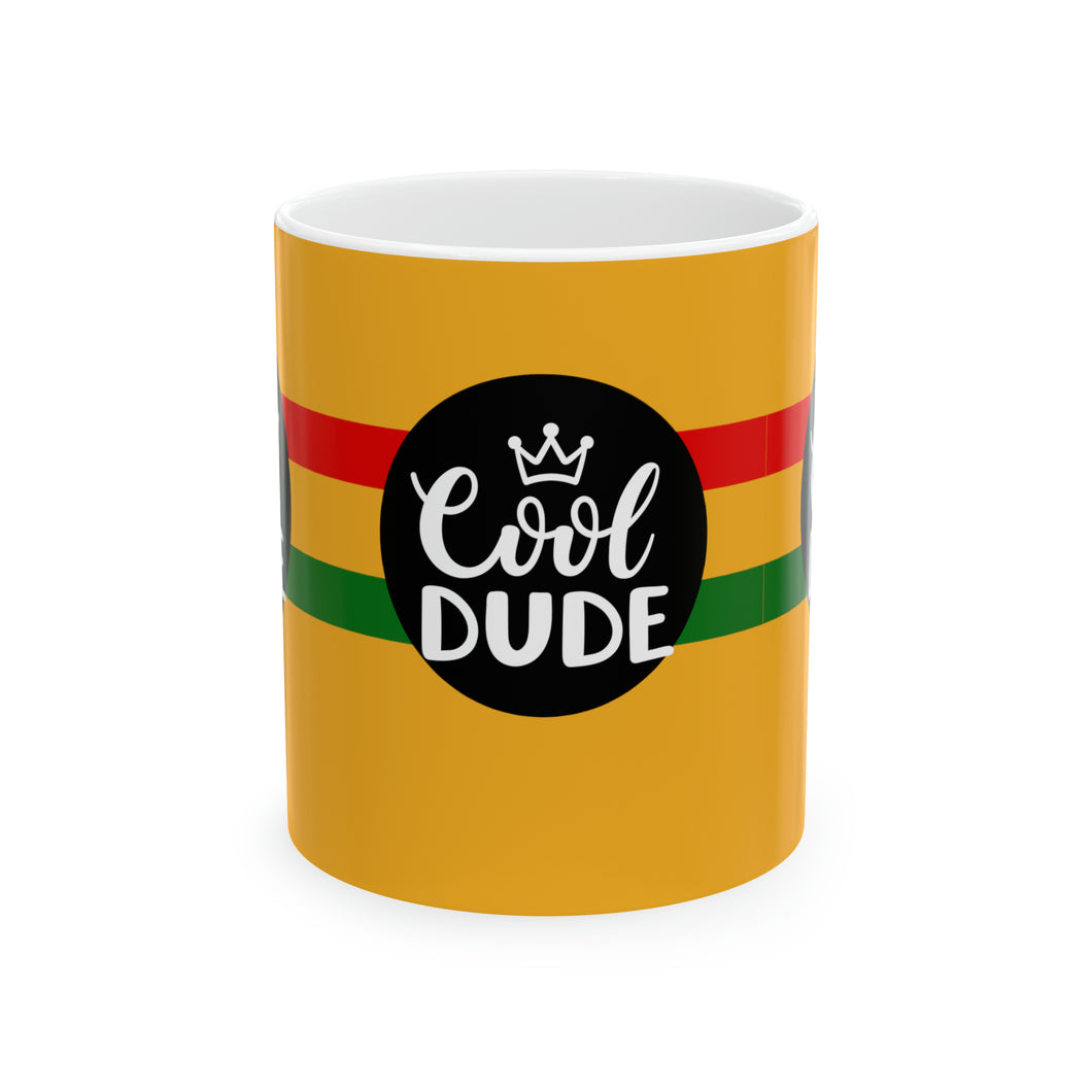 Cool Dude 11oz Ceramic Beverage Mug Decorative Art