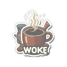 Load image into Gallery viewer, Fresh Woke Coffee Vinyl Stickers, Laptop, Foodie, Beverage, Thirst Quencher #2
