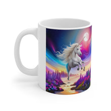 Load image into Gallery viewer, I Dream of Unicorns &amp; Butterflies Design #3 Ceramic 11oz Coffee Mug AI Generated Image
