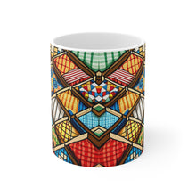 Load image into Gallery viewer, Old Fashion Quilt Anything Pattern #8 Mug 11oz mug AI-Generated Artwork
