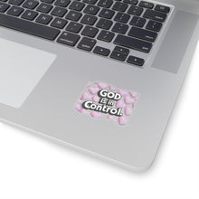 Load image into Gallery viewer, Empower yourself God is In Control Vinyl Stickers, Laptop, Diary, Journal #3
