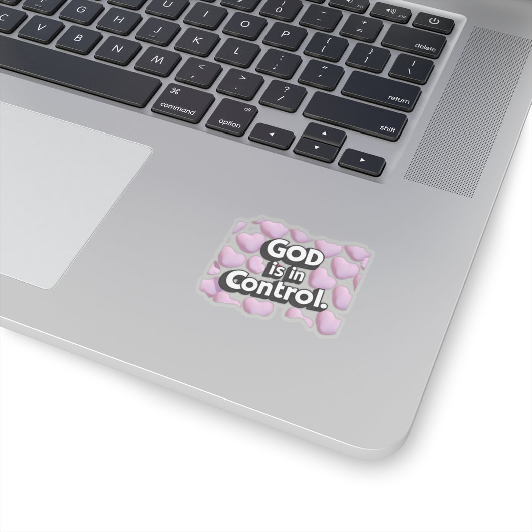 Empower yourself God is In Control Vinyl Stickers, Laptop, Diary, Journal #3