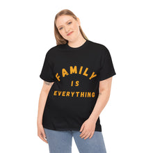 Load image into Gallery viewer, Muse Wearable Yellow Family Is Everything Unisex Cotton Crewneck T-Shirt
