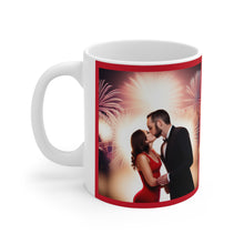 Load image into Gallery viewer, New Year&#39;s Celebration Couple Ceramic Mug 11oz Design #8
