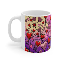 Load image into Gallery viewer, Valentine&#39;s Day From The Pink Heart #16 Mug 11oz mug AI-Generated Artwork
