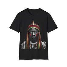 Load image into Gallery viewer, Colors of Africa Warrior King #2 Unisex Softstyle Short Sleeve Crewneck T-Shirt
