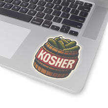 Load image into Gallery viewer, Kosher Pickle Barrel Vinyl Sticker, Foodie, Mouthwatering, Whimsical, Food #4
