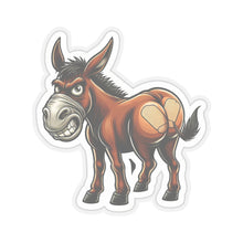 Load image into Gallery viewer, Funny Angry Stubborn Mule Vinyl Stickers, Laptop, Journal, Whimsical, Humor #1
