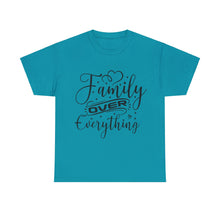 Load image into Gallery viewer, Muse Wearable Family Over Everything Script Unisex Cotton Crewneck T-Shirt
