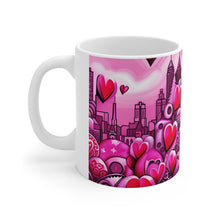 Load image into Gallery viewer, Valentine&#39;s Day From The Pink Heart #14 Mug 11oz mug AI-Generated Artwork
