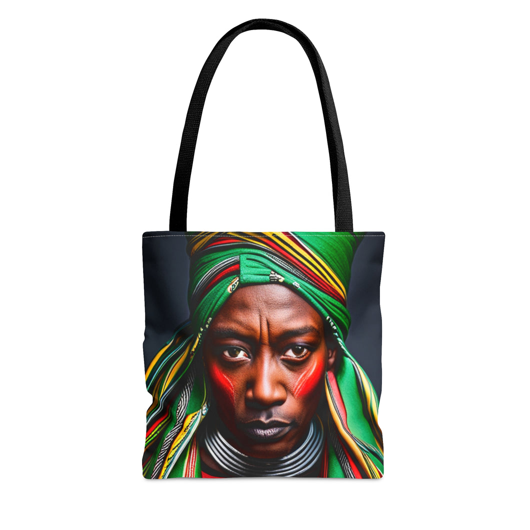 Color of Africa #4 Tote Bag AI Artwork 100% Polyester