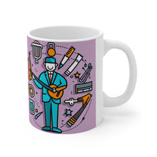 Load image into Gallery viewer, Professional Worker Musician #5 Ceramic 11oz Mug AI Artwork
