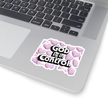 Load image into Gallery viewer, Empower yourself God is In Control Vinyl Stickers, Laptop, Diary, Journal #3
