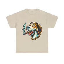 Load image into Gallery viewer, Muse Wearable The Dog Life Hound Dog Cigar Gold Chain Unisex Crewneck T-Shirt
