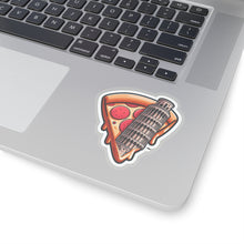 Load image into Gallery viewer, Leaning Tower of Pisa Pizza Slice Foodie Vinyl Stickers, Laptop, Journal, #21
