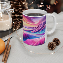 Load image into Gallery viewer, Pastel Sea-life Sunset #3 Ceramic Mug 11oz mug AI-Generated Artwork
