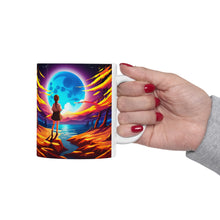 Load image into Gallery viewer, Lunar Moon Anime Fantasy Art #14 Ceramic Mug 11oz AI Generated Artwork
