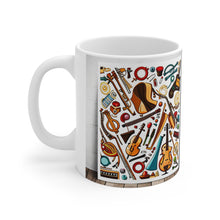 Load image into Gallery viewer, Professional Worker Musician #4 Ceramic 11oz Mug AI Artwork
