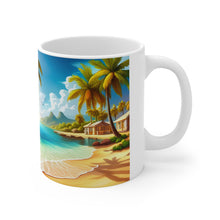 Load image into Gallery viewer, Tropical  Paradise #7 Mug 11oz mug AI-Generated Artwork
