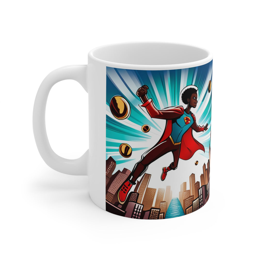 My Mini Super Teenagers Fantasy Art #10 Ceramic Mug 11oz AI Generated Artwork