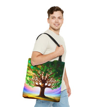 Load image into Gallery viewer, The Family Tree Deep Roots #2 Tote Bag AI Artwork 100% Polyester
